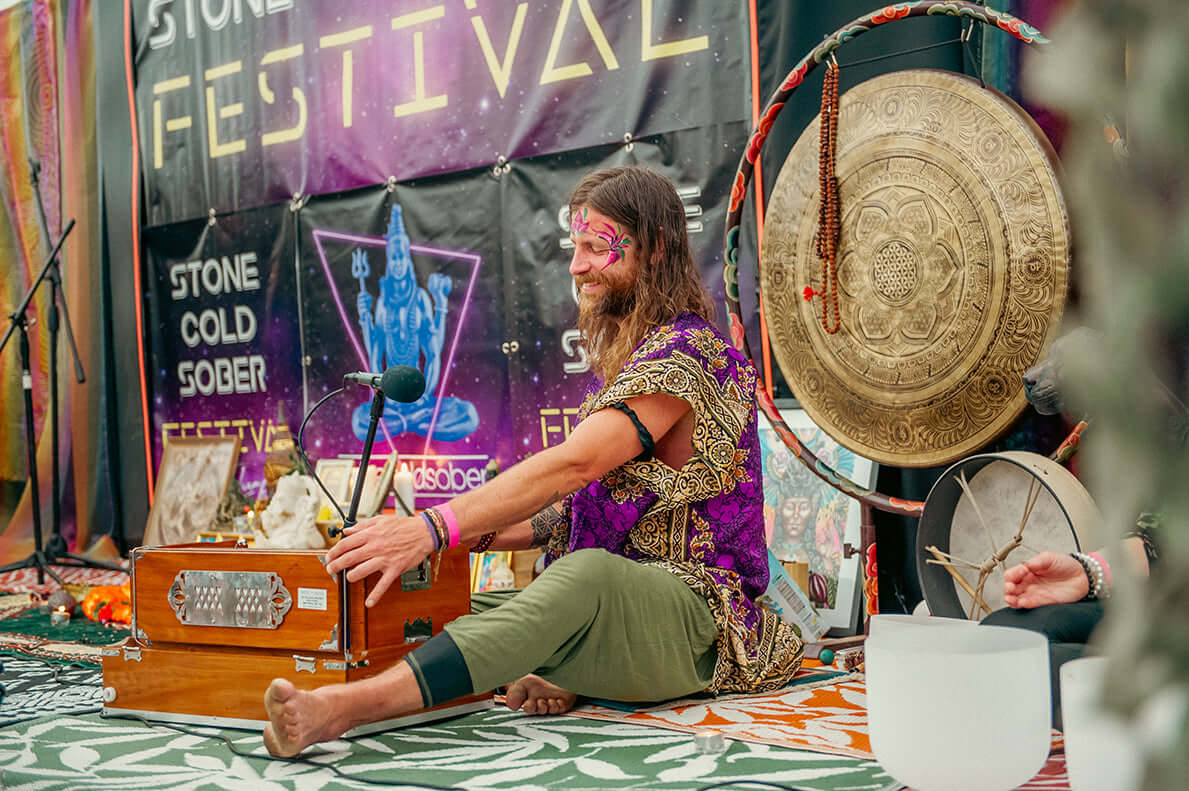 Liam Browne at a Cacao Ceremony