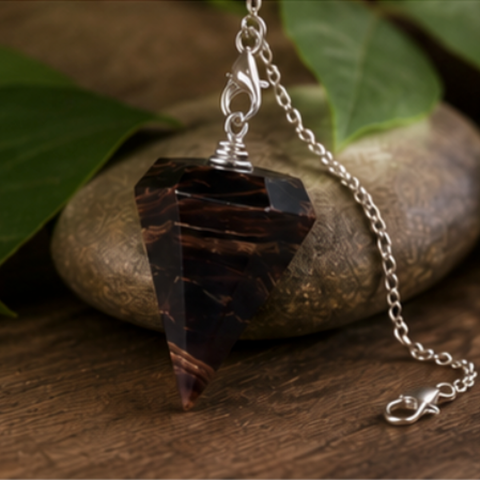 CHOCOLATE CALCITE POWER PENDULUM